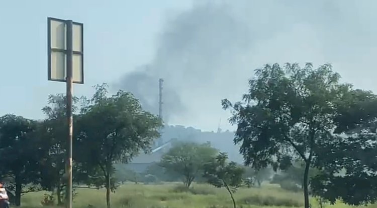 प्रदुषण नियमों का उल्लंघन करता टीआर स्पंज