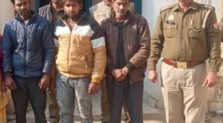 अयोध्या पुलिस ने पाँच वांछित अभियुक्तो को किया गिरफ्तार 