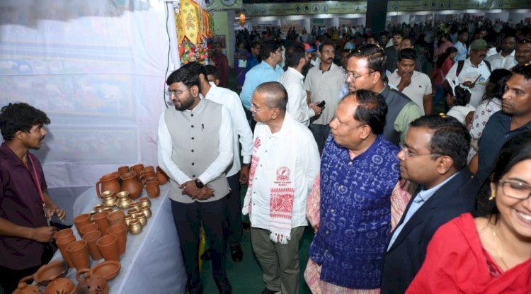राज्य हस्तशिल प्रदर्शनी का शुभारंभ 