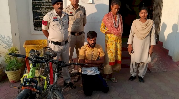 रायगढ़ पुलिस ने चोरी की बारदात को 48 घंटे में ही सुलझाया