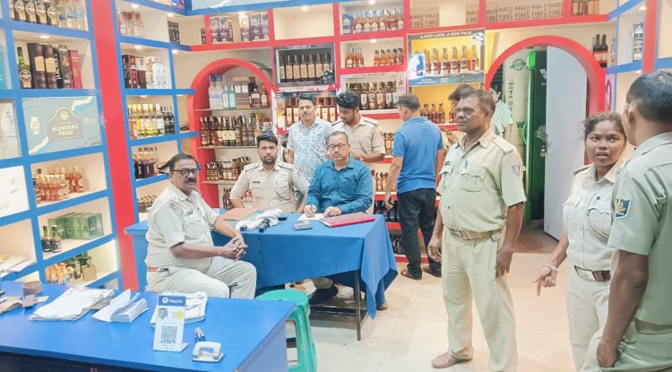 बिदेशी शराब दुकान सील 