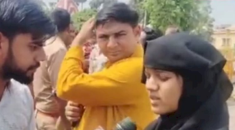 राम लला का दर्शन करने पहुंची मुस्लिम महिला