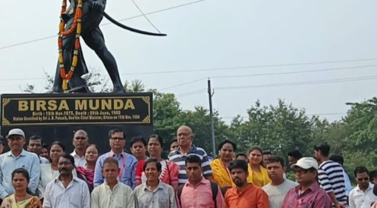 भाजपा ने भगवान बिरसा मुंडा को उनकी पुण्यतिथि पर श्रद्धांजलि दी