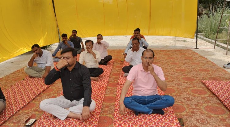 अंतर्राष्ट्रीय योग दिवस पर जीएस डेवलपर प्राइवेट लिमिटेड का प्रेरणादायक आयोजन