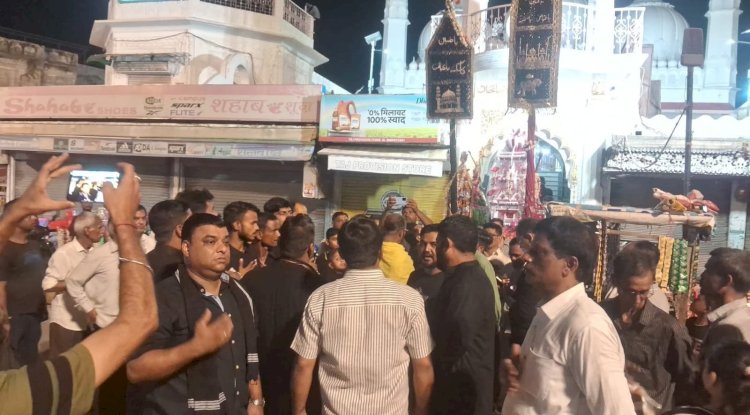 सैयद काज़िम के नाम से निकला ऐतिहासिक ताज़िए का जुलूस