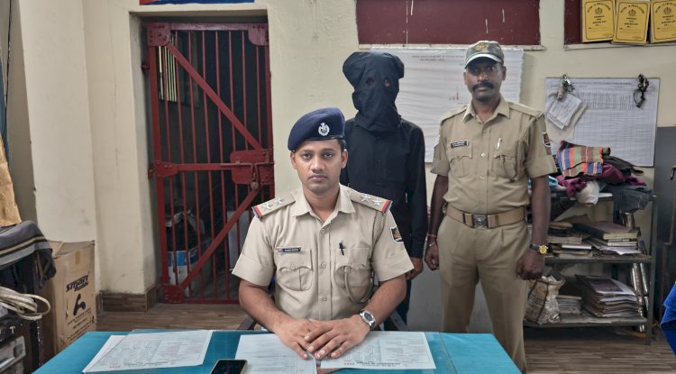 कुछ ही घंटों में चोरी के मोबाइल के साथ आरोपी गिरफ्तार 