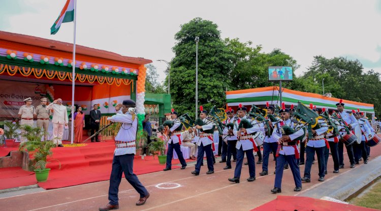 राउरकेला में 79वाँ स्वतंत्रता दिवस मनाया गया
