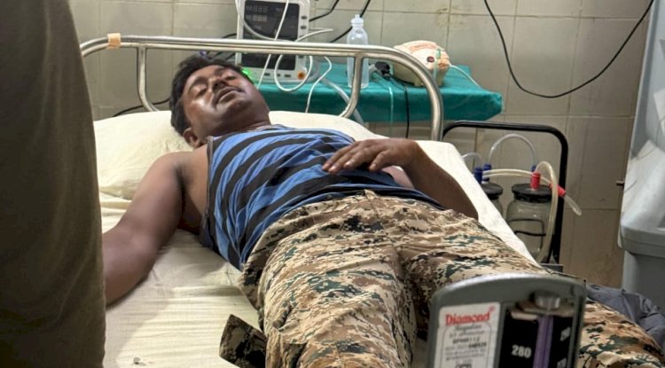 आइईडी ब्लास्ट में तीन जवान घायल एक शहीद 