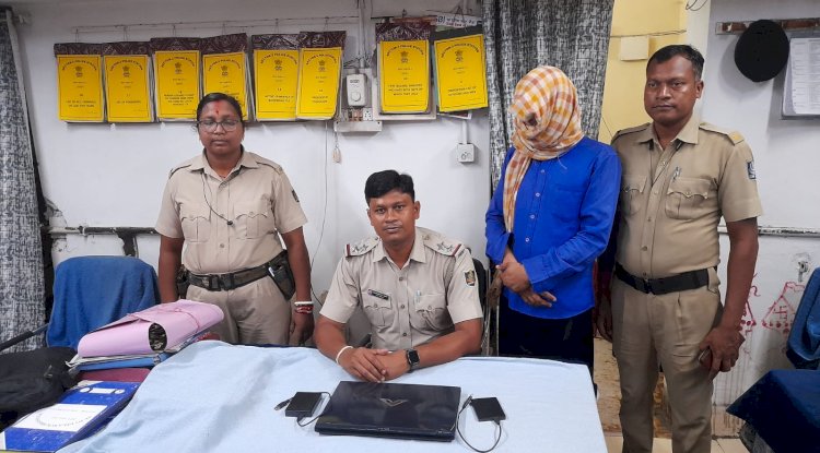 लैपटॉप व हार्ड डिस्क चोरी का आरोपी पुलिस की गिरफ्त में 