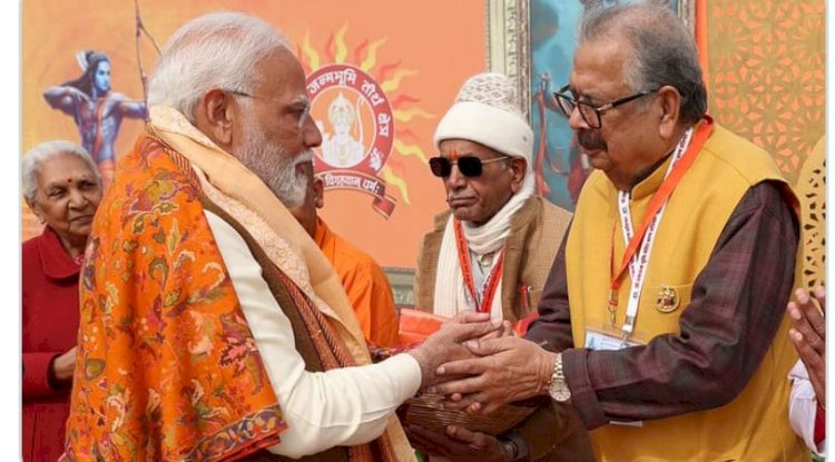 प्रधानमंत्री श्वि विमलेंद्र मोहन प्रताप मिश्र के निधन पर शोक व्यक्त किया