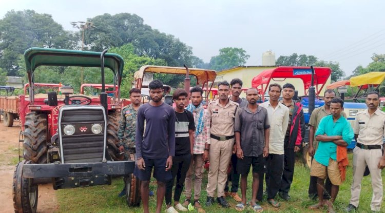 एनजीटी आदेश के उलंघन पर 14 ट्रैक्टर जब्त
