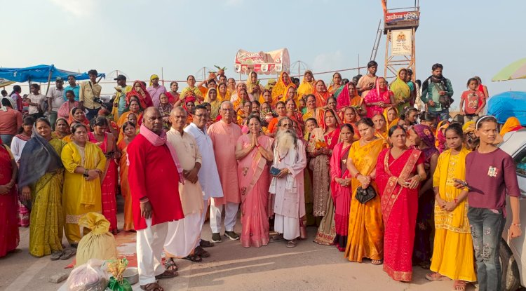 शक्ति वाहिनी ने  रजत जयंती पर निकाली भव्य कलश यात्रा