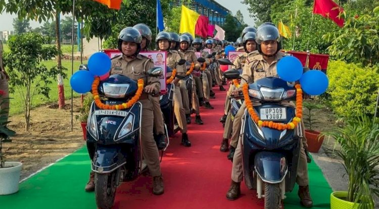 श्रावस्ती में मिशन शक्ति रैली का आगाज़