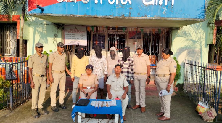 डकैती के योजना को अंजाम देने से पहले मालगोदाम स चार गिरफ्तार 