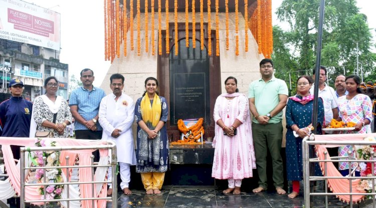 महात्मा गांधी की जयंती के अवसर पर शांति जुलूस एवं स्वच्छता रैली निकाली गई