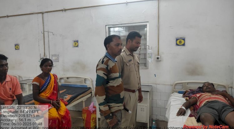 हाथी के हमले से घायल लक्ष्मण सिंह आरजीएच में भर्ती