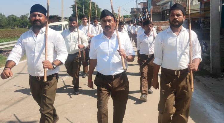 शताब्दी वर्ष पर आरएसएस का भव्य पथ संचालन 