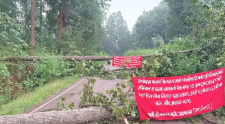 सीमावर्ती अंचलो में नक्सली बंद का व्यापक असर 