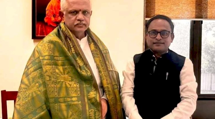 सुबीर पाल ने की बीएल संतोष से सौजन्य भेंट