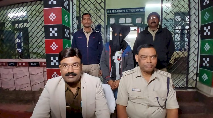 नये साल के पहले दिन अवैध गांजा के साथ आरोपी गिरफ्तार