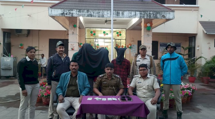 लूट के मामले में तीन आरोपी गिरफ्तार