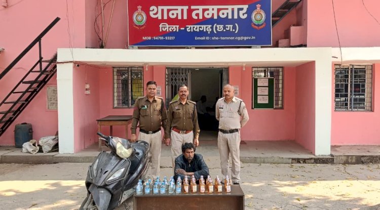 मादक पदार्थ सेवन और‌ अवैध परिवहन पर रायगढ़ पुलिस की सख्त कार्यवाही