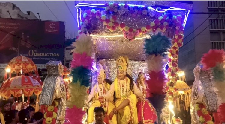 राउरकेला में निकाली रामनवमी की भव्य शोभायात्रा
