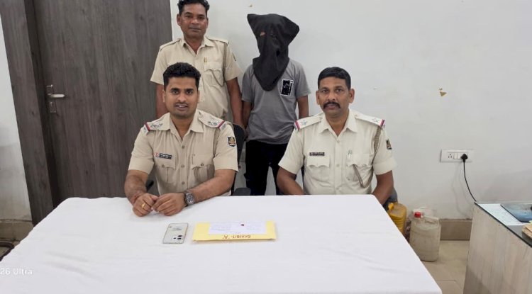 लाखों की हिरोइन के साथ एक गिरफ्तार