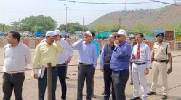 दपूरे महाप्रबंधक का राउरकेला ओर झारसुगड़ा दौरा