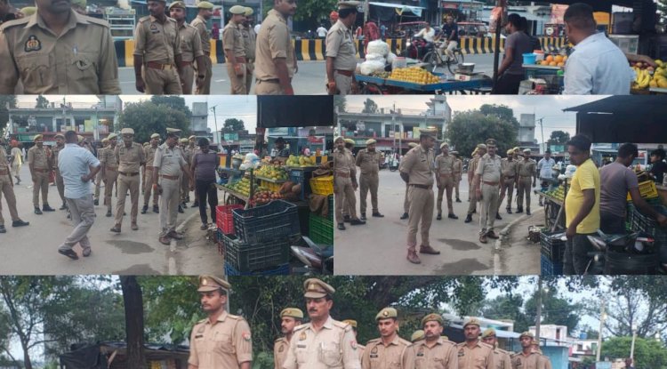 यातायात हेतु अवैध अतिक्रमण के विरुद्ध चला अभियान