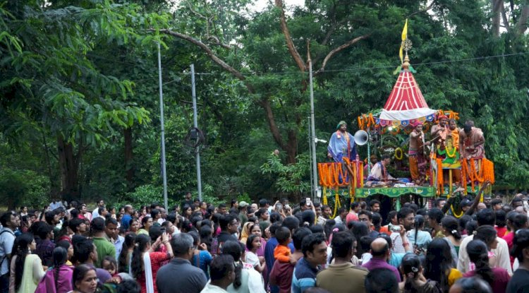 एनआईटी राउरकेला में भक्ति एवं उल्लास के साथ मनाया गया रथयात्रा महोत्सव