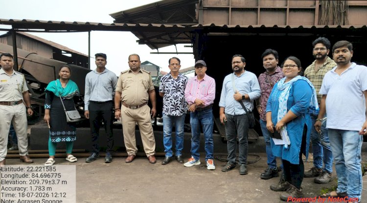 प्रदूषण नियमों के उल्लंघन पर अग्रसेन स्पंज के तीन यूनिट सील