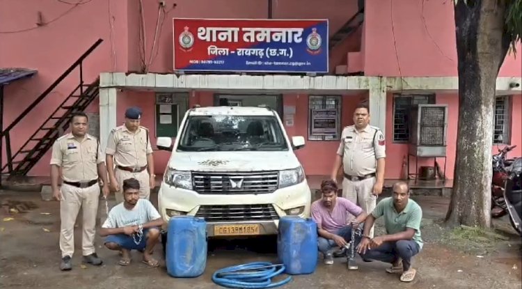 भारी वाहनों की टंकी तोड़कर डीजल चोरी करनेवाले आरोपी गिरफ्तार