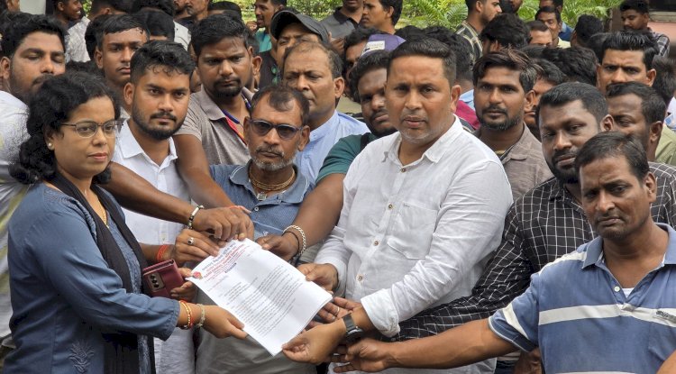 ठेका श्रमिकों ने एमसीएल महाप्रबंधक के समक्ष रखी मांगे