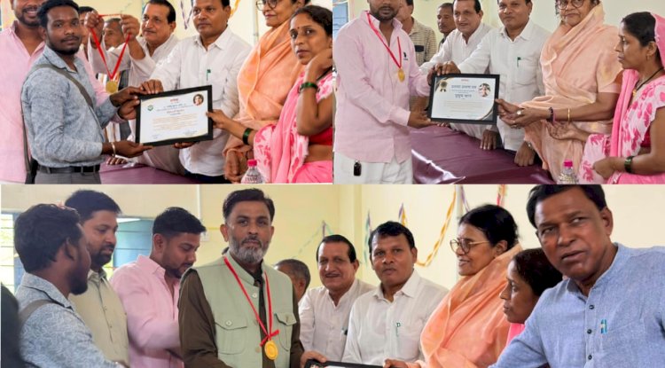 सांसद ज्योत्सना महंत ने मीडिया जगत में उत्कृष्ट योगदान के लिए पत्रकारों को किया सम्मानित
