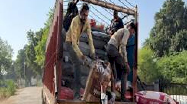 केंद्रीय नारकोटिक्स व्योरो ने 4 टन से ज्यादा पोस्ता भूसा जप्त किया