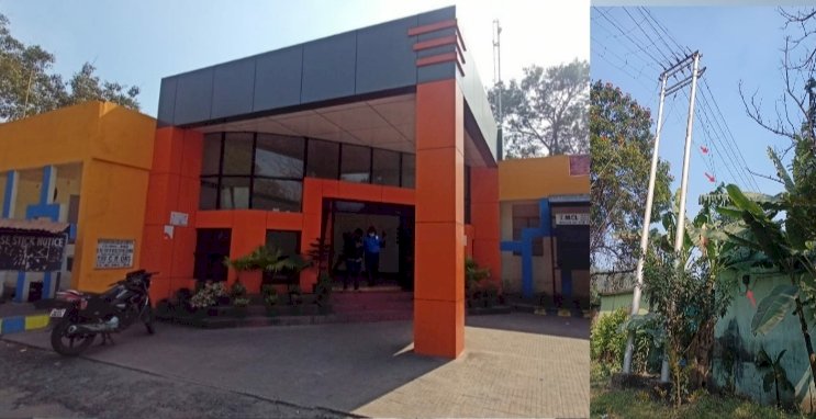 अधिकारी के कार्यालय में अवैध बिजली संयोग बना चर्चा का बिषय