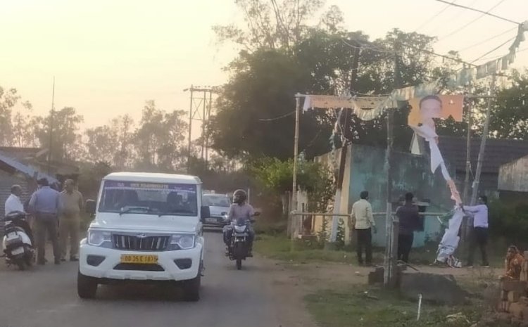 बैनर पोस्टर हटाए जाने से उम्मीदवार निराश 