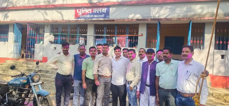 पुलिस कर्मीयो का होली मिलन समारोह संपन्न 