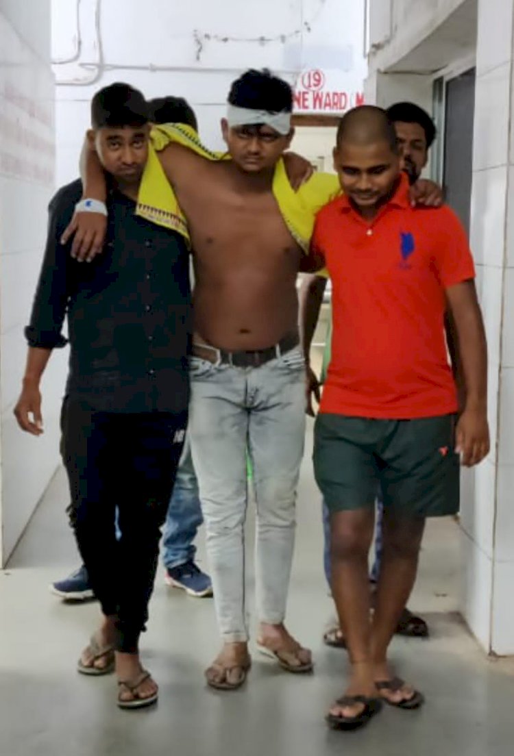युवक पर जानलेवा हमला 