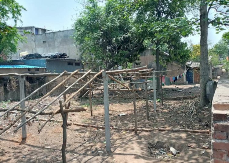 खाली पडी दैवीय जमीन पर भू माफियाओ की  टेढी नजर  