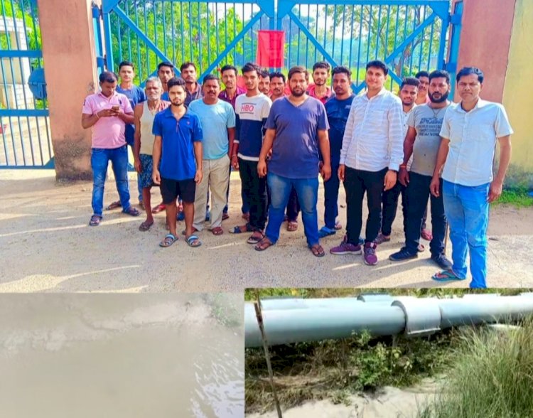 बिषैला जल पीकर पशुओ की मौत से ग्रामीणो में आक्रोश 