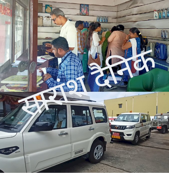 प्रेट्रोलपंप पर प्रशासन का छापा 