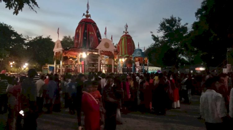 पुलिसप्रशासन व सामाजिक संगठनों के सहयोग से शांतिपूर्ण रही रथयात्रा 