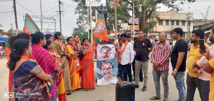 राष्ट्रपति के अपमान पर भाजपा का विरोध 