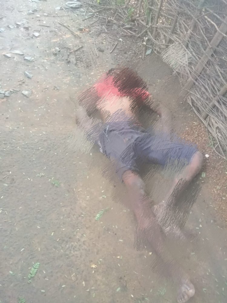 रेल पटरी के किनारे मिला शव अंचल में सनसनी 