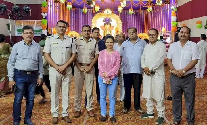 शहर में  धूमधाम से निकली गणपति शोभायात्रा 