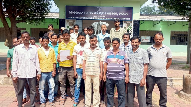 मजदूरों के भर्ती को लेकर आक्रोश 