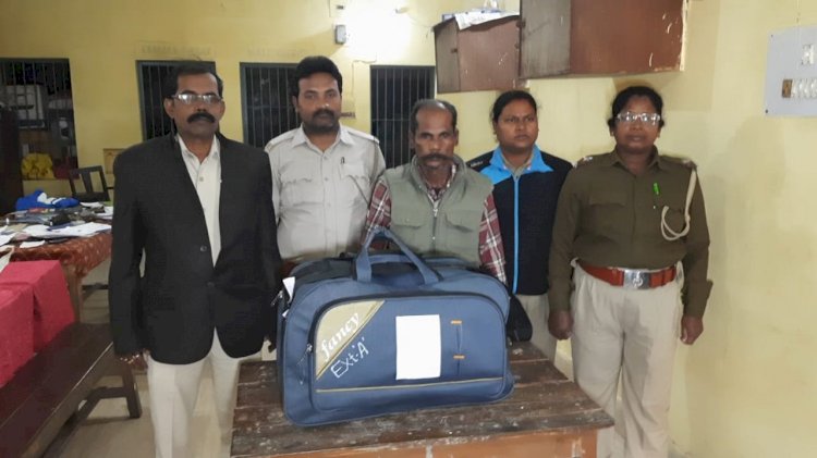 गांजा के साथ  एक गिरफ्तार 