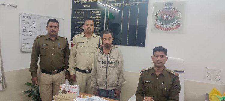 भाई की हत्या कर साक्ष्य छिपाने के जुर्म में आरोपी गिरफ्तार 